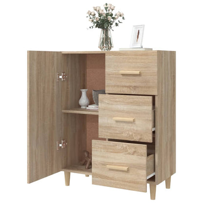 vidaXL Sideboard Sonoma Oak 69.5x34x90 cm Engineered Wood