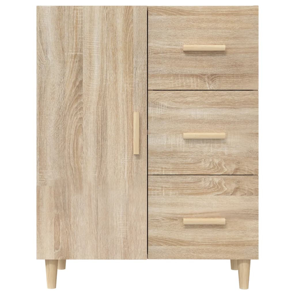 vidaXL Sideboard Sonoma Oak 69.5x34x90 cm Engineered Wood