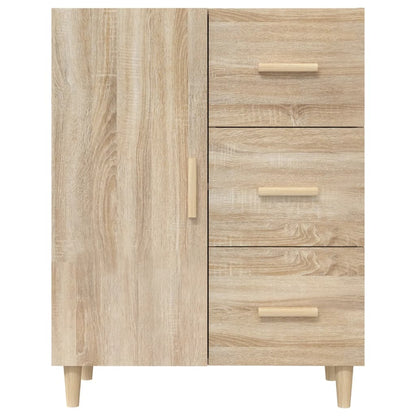 vidaXL Sideboard Sonoma Oak 69.5x34x90 cm Engineered Wood