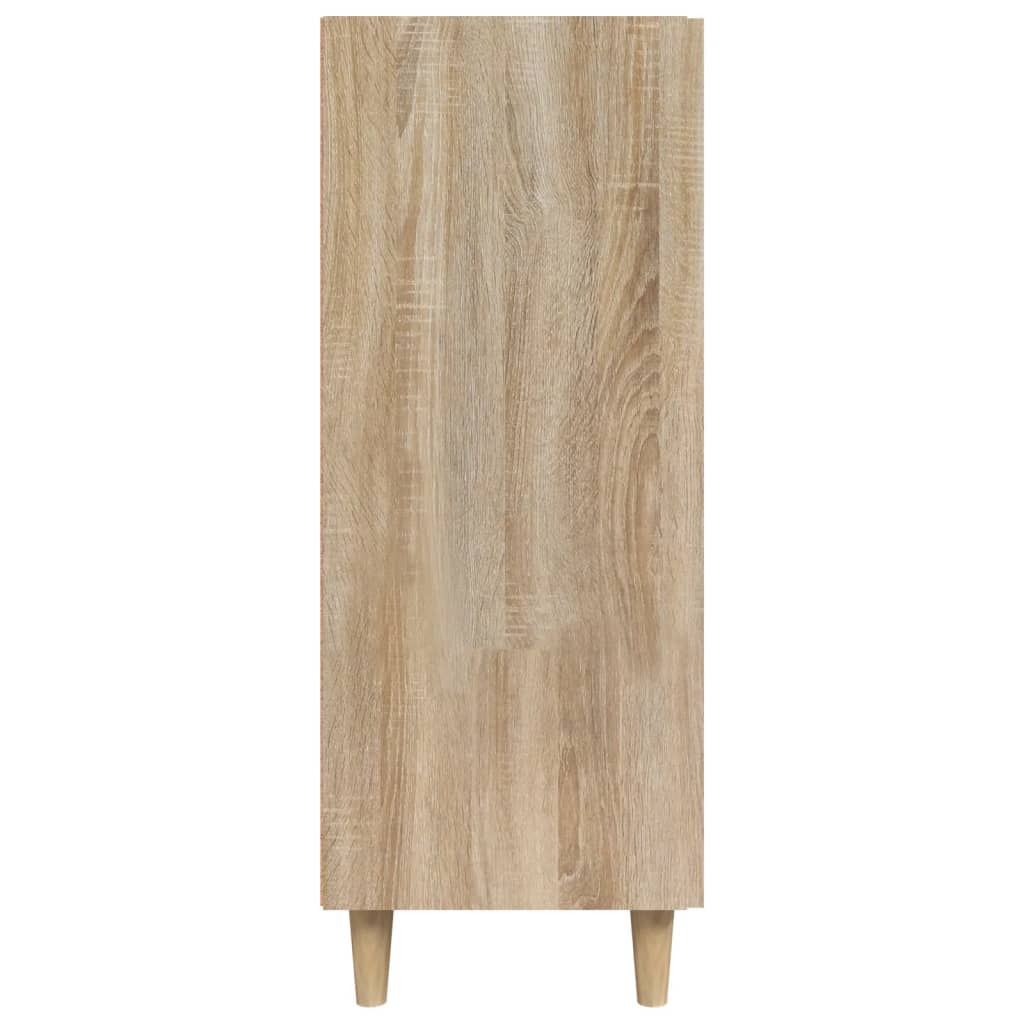 vidaXL Sideboard Sonoma Oak 69.5x34x90 cm Engineered Wood
