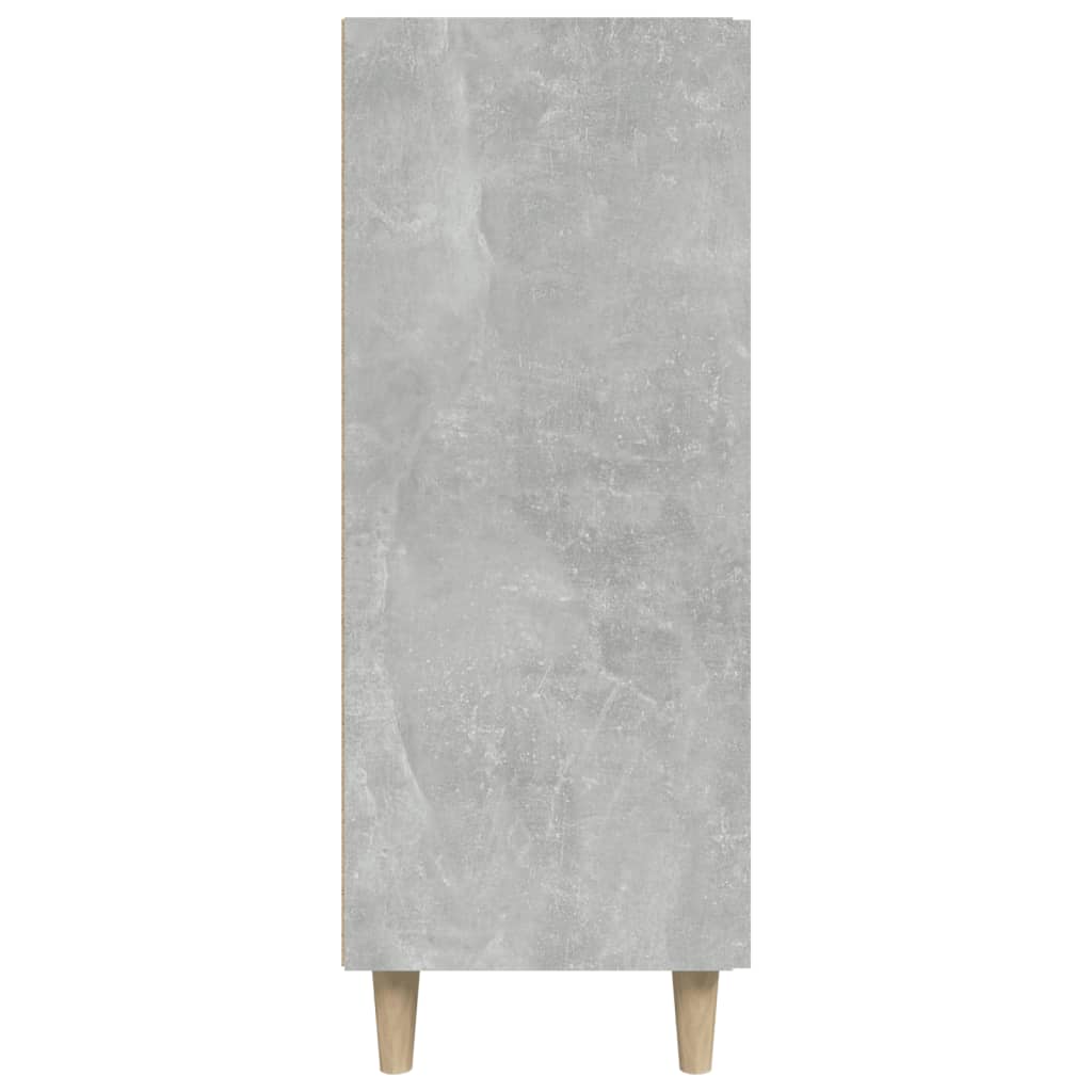 vidaXL Sideboard Concrete Grey 69.5x34x90 cm Engineered Wood