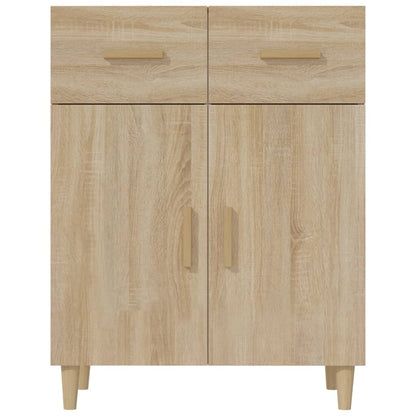 vidaXL Sideboard Sonoma Oak 69.5x34x90 cm Engineered Wood