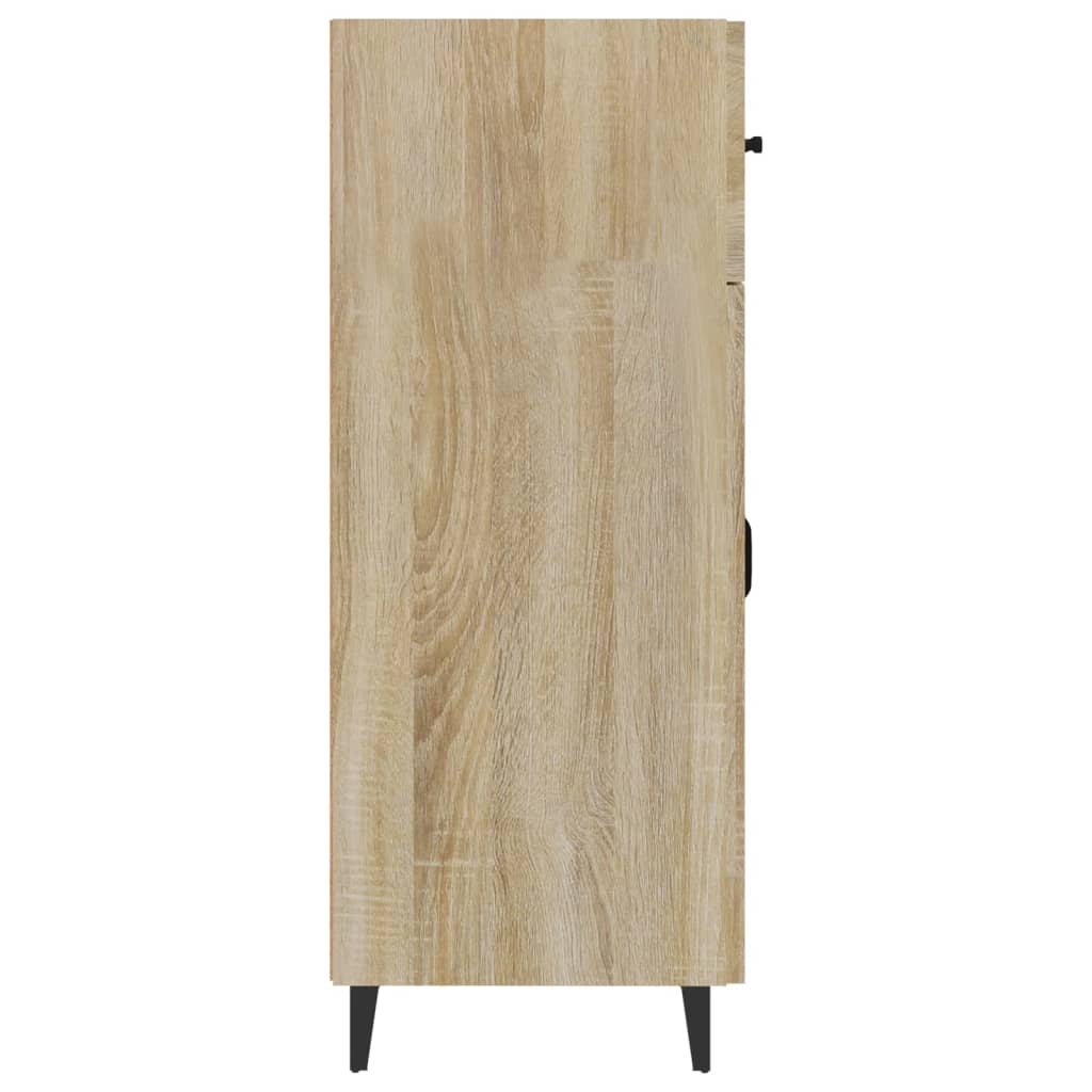 vidaXL Sideboard Sonoma Oak 69.5x34x90 cm Engineered Wood