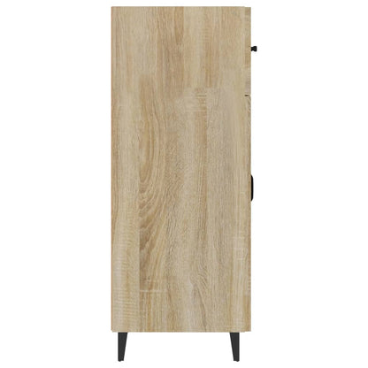 vidaXL Sideboard Sonoma Oak 69.5x34x90 cm Engineered Wood