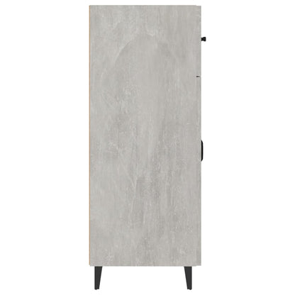 vidaXL Sideboard Concrete Grey 69.5x34x90 cm Engineered Wood