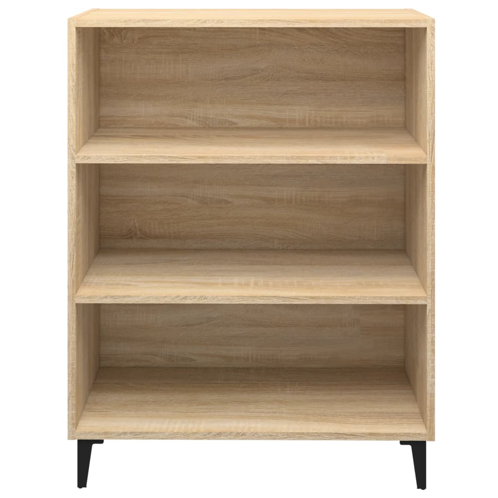 vidaXL Sideboard Sonoma Oak 69.5x32.5x90 cm Engineered Wood