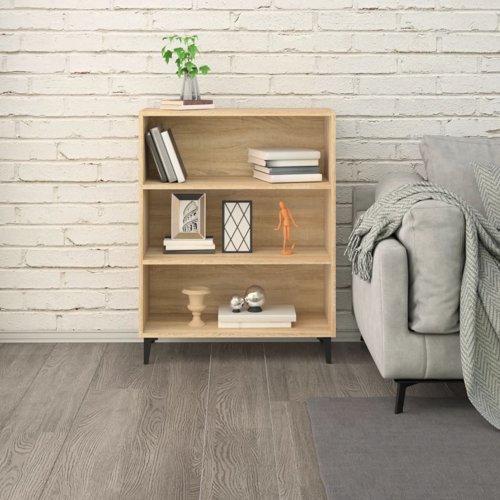 vidaXL Sideboard Sonoma Oak 69.5x32.5x90 cm Engineered Wood