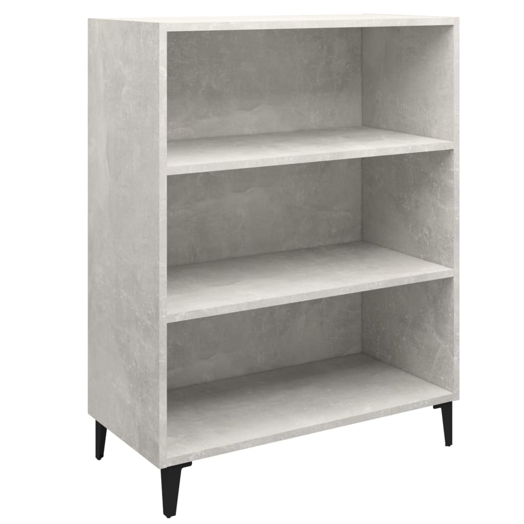 vidaXL Sideboard Concrete Grey 69.5x32.5x90 cm Engineered Wood