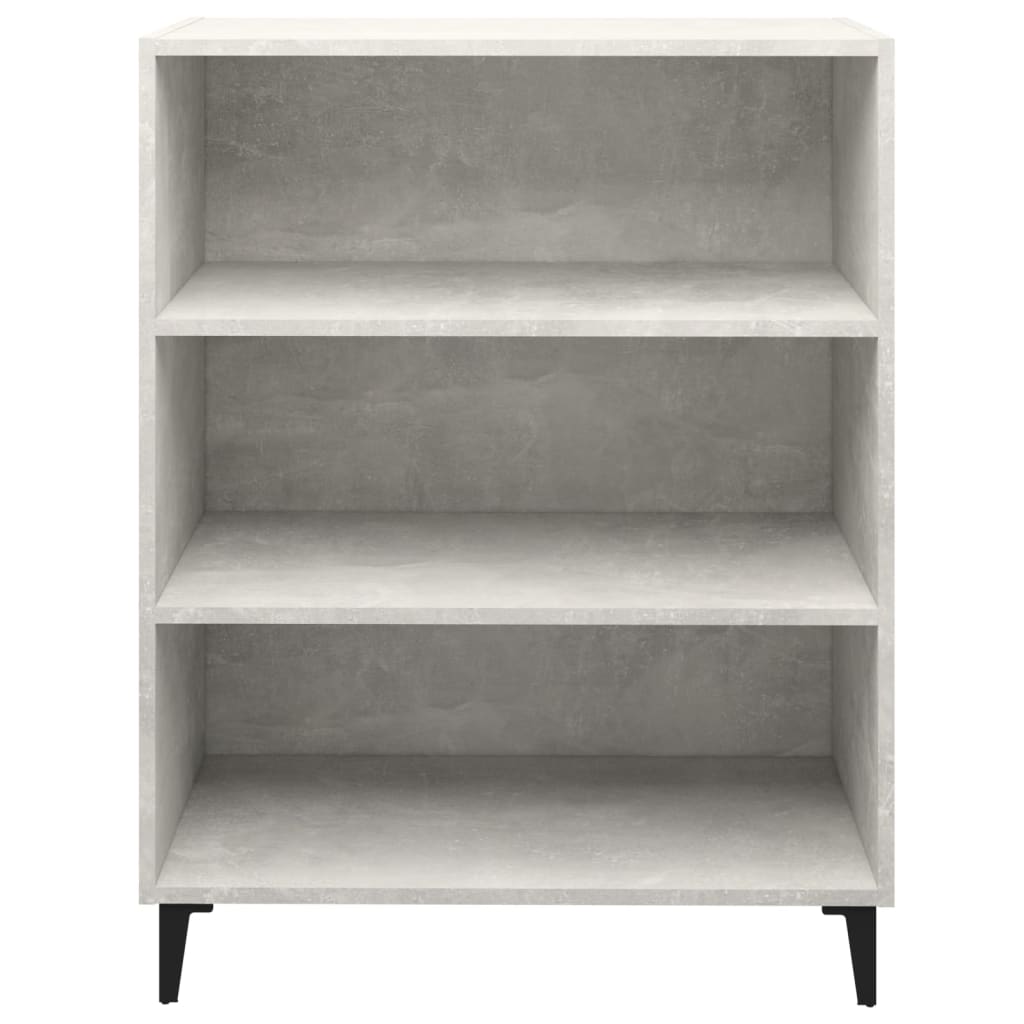 vidaXL Sideboard Concrete Grey 69.5x32.5x90 cm Engineered Wood