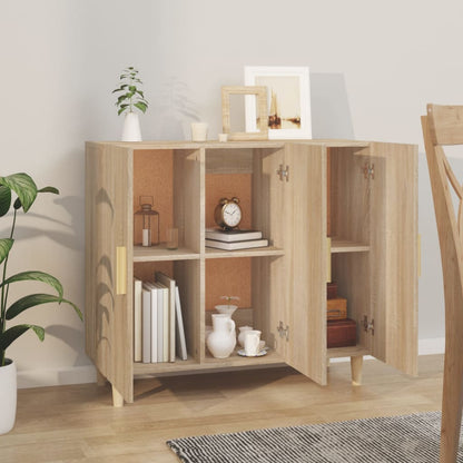 vidaXL Sideboard | Sonoma Oak | Engineered wood | Medium | Sideboard