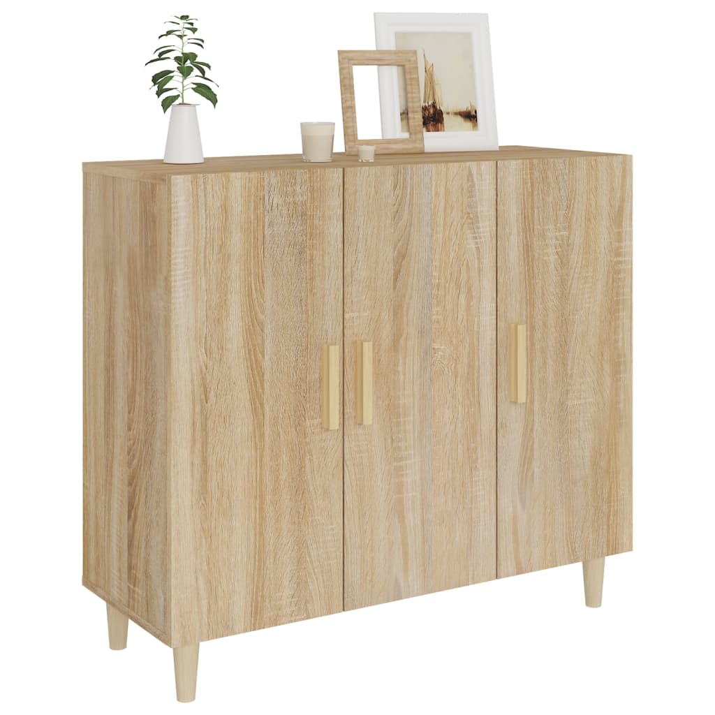 vidaXL Sideboard | Sonoma Oak | Engineered wood | Medium | Sideboard