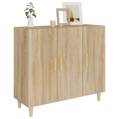 vidaXL Sideboard | Sonoma Oak | Engineered wood | Medium | Sideboard