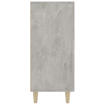vidaXL Sideboard Concrete Grey 90x34x80 cm Engineered Wood