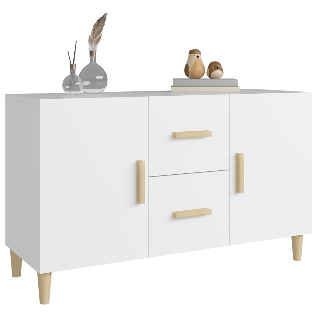 vidaXL Sideboard White 100x36x60 cm Engineered Wood
