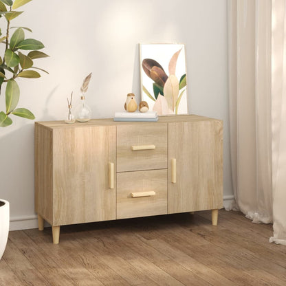 vidaXL Sideboard Sonoma Oak 100x36x60 cm Engineered Wood