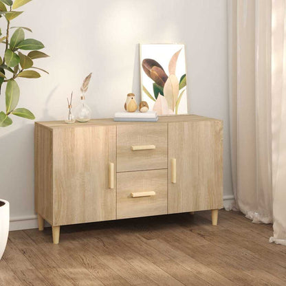 vidaXL Sideboard Sonoma Oak 100x36x60 cm Engineered Wood