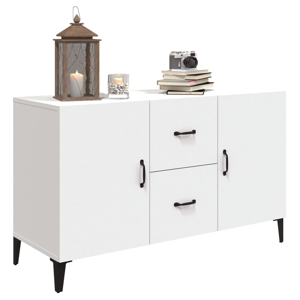 vidaXL Sideboard | White | Engineered wood | Medium | Sideboard | Rectangular