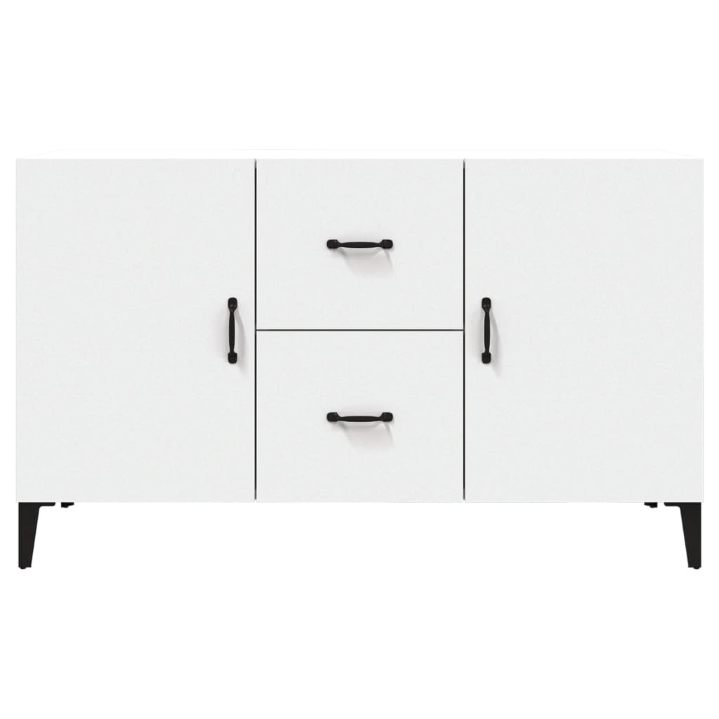 vidaXL Sideboard | White | Engineered wood | Medium | Sideboard | Rectangular