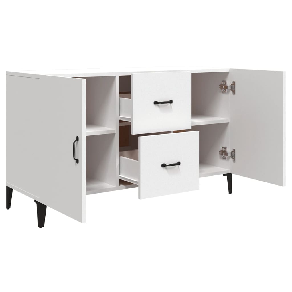 vidaXL Sideboard | White | Engineered wood | Medium | Sideboard | Rectangular
