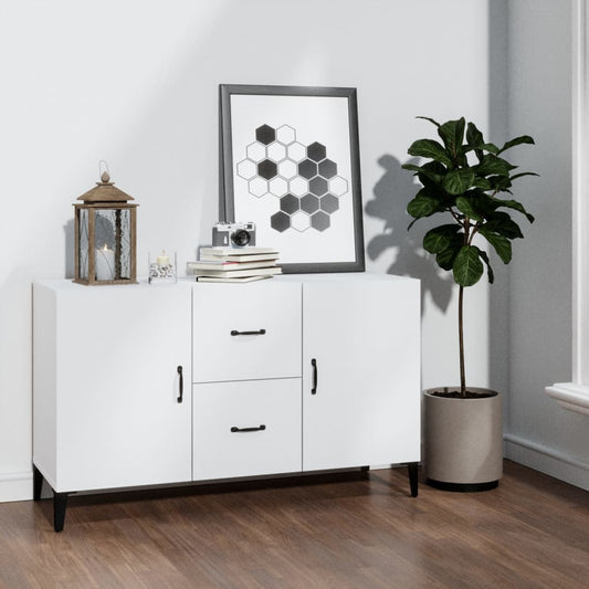 vidaXL Sideboard | White | Engineered wood | Medium | Sideboard | Rectangular
