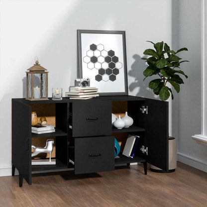 vidaXL Sideboard Black 100x36x60 cm Engineered Wood