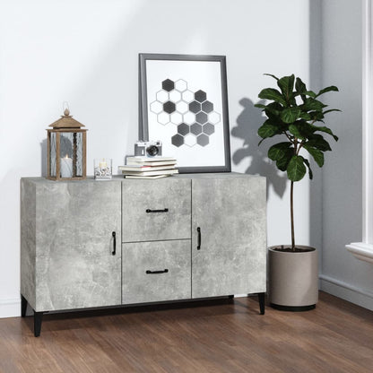 vidaXL Sideboard Concrete Grey 100x36x60 cm Engineered Wood