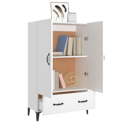 vidaXL Highboard | White | Engineered wood | Tall | Highboard | Rectangular