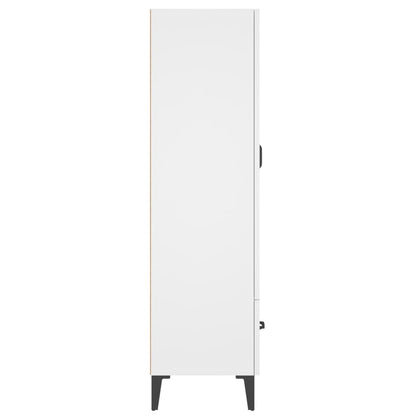 vidaXL Highboard | White | Engineered wood | Tall | Highboard | Rectangular
