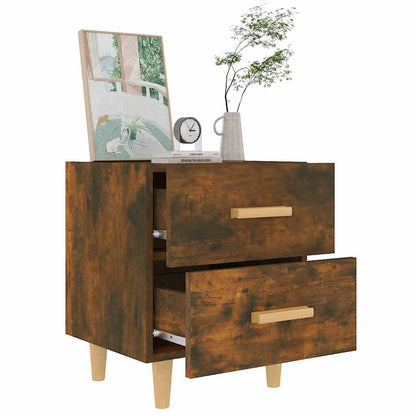 vidaXL Bed Cabinet Smoked Oak 40x35x47,5 cm