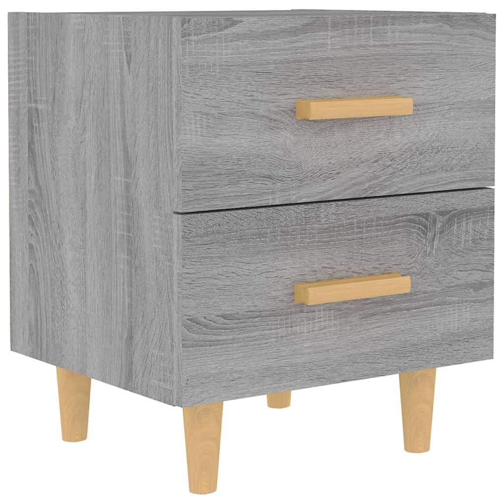 vidaXL Bed Cabinet Grey Sonoma 40x35x47.5 cm