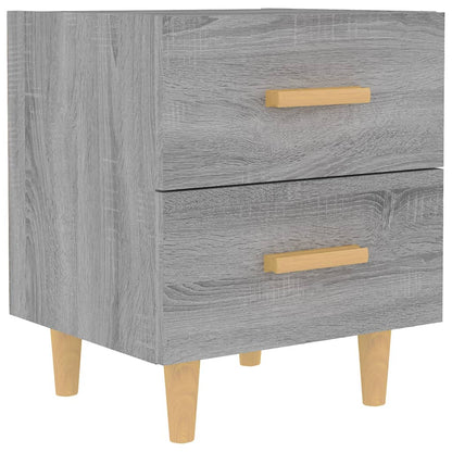 vidaXL Bed Cabinet Grey Sonoma 40x35x47.5 cm