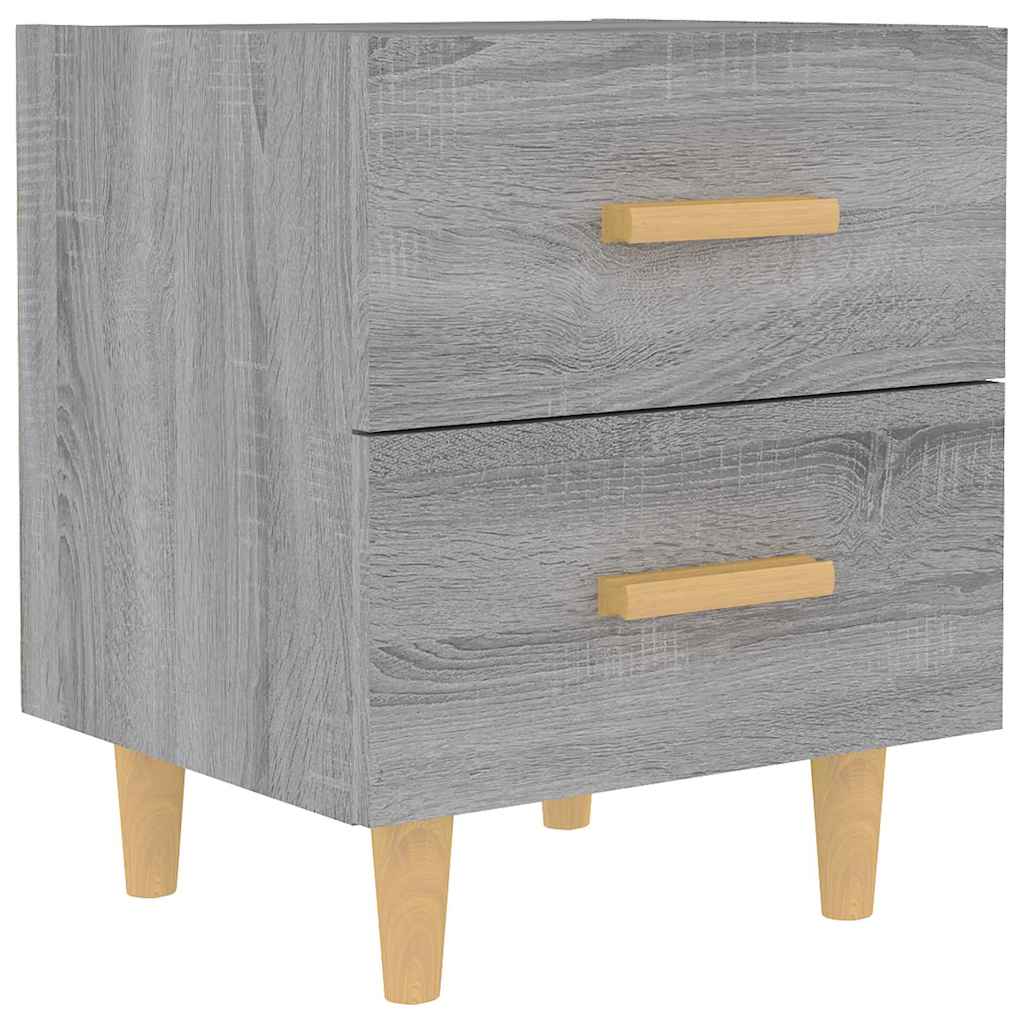 vidaXL Bed Cabinet Grey Sonoma 40x35x47,5 cm