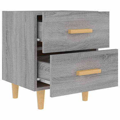 vidaXL Bed Cabinet Grey Sonoma 40x35x47,5 cm