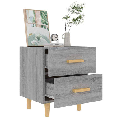 vidaXL Bed Cabinet Grey Sonoma 40x35x47,5 cm