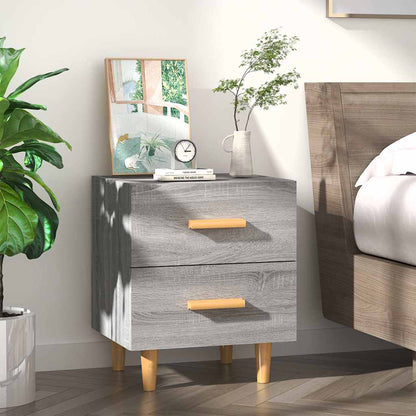 vidaXL Bed Cabinet Grey Sonoma 40x35x47,5 cm