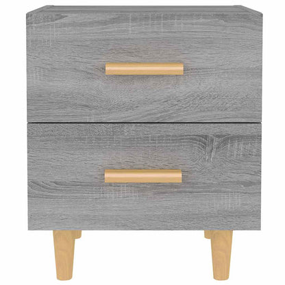 vidaXL Bed Cabinets 2 pcs Grey Sonoma 40x35x47,5 cm
