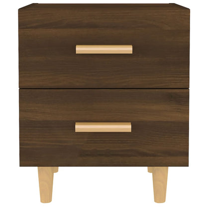 vidaXL Bed Cabinets 2 pcs Brown Oak 40x35x47.5 cm