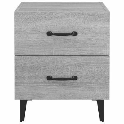 vidaXL Bedside Cabinet Grey Sonoma 40x35x47,5 cm