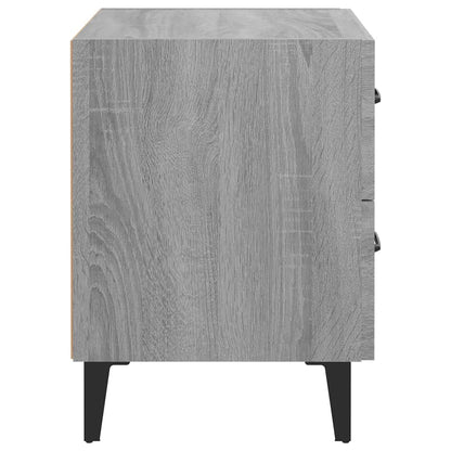 vidaXL Bedside Cabinet Grey Sonoma 40x35x47.5 cm
