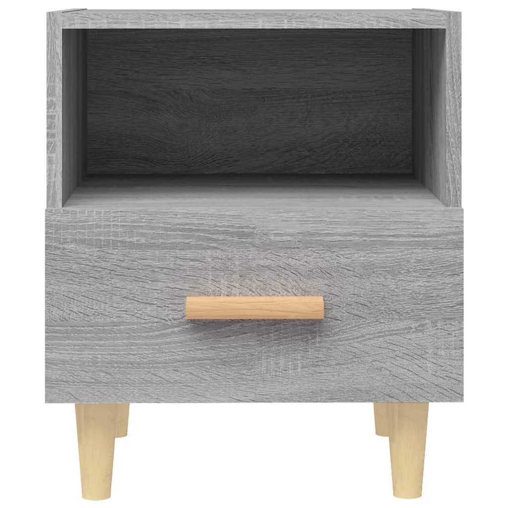 vidaXL Bedside Cabinet Grey Sonoma 40x35x47 cm