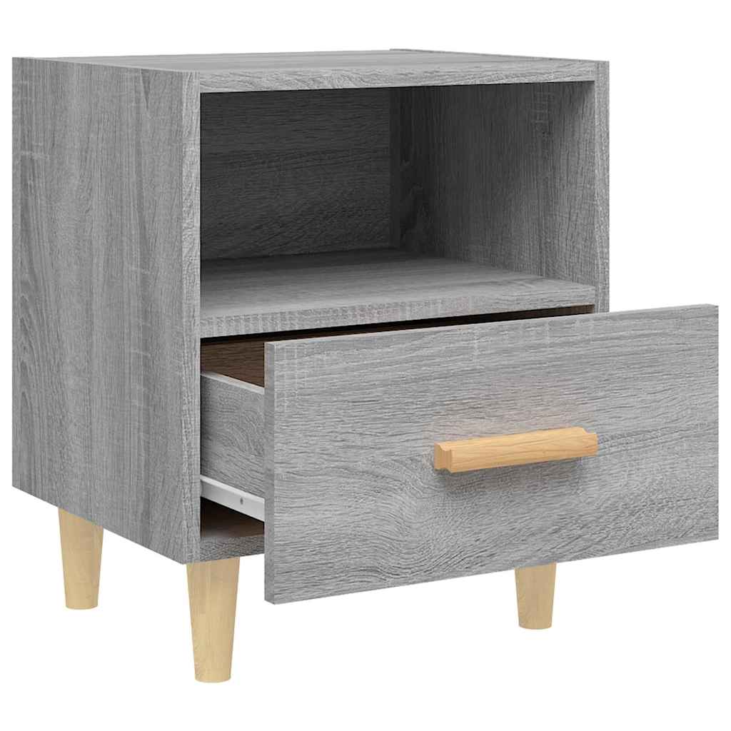 vidaXL Bedside Cabinet Grey Sonoma 40x35x47 cm