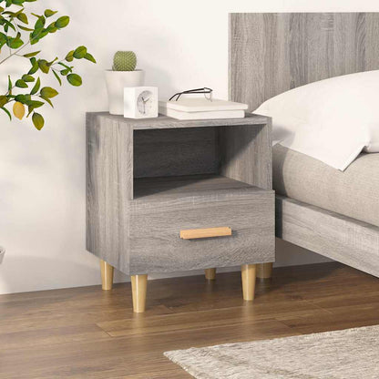 vidaXL Bedside Cabinet Grey Sonoma 40x35x47 cm