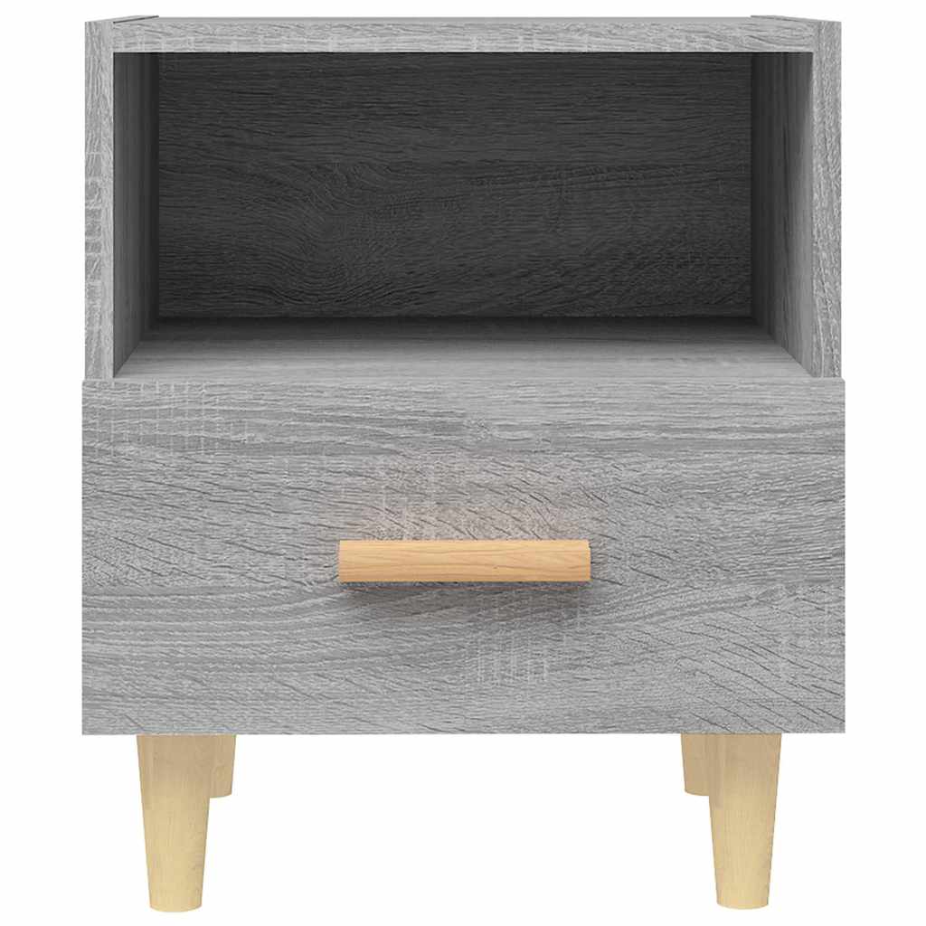 vidaXL Bedside Cabinets 2 pcs Grey Sonoma 40x35x47 cm