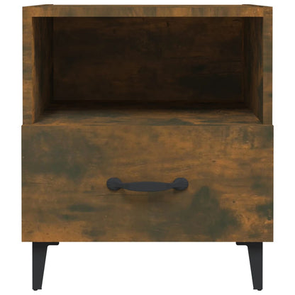 vidaXL Bedside Cabinets 2 pcs Smoked Oak Engineered Wood
