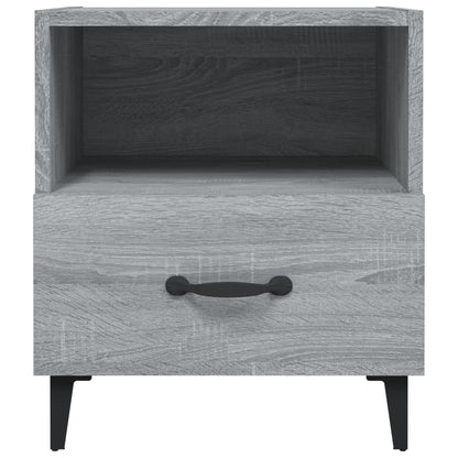 vidaXL Bedside Cabinets 2 pcs Grey Sonoma Engineered Wood