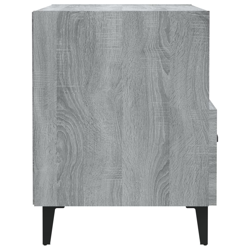 vidaXL Bedside Cabinets 2 pcs Grey Sonoma Engineered Wood