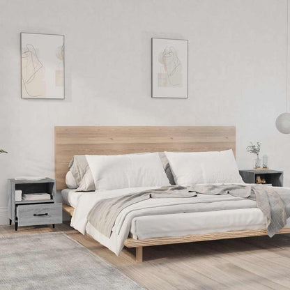 vidaXL Bedside Cabinets 2 pcs Grey Sonoma Engineered Wood