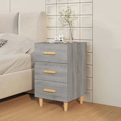 vidaXL Bedside Cabinet Grey Sonoma 40x40x66 cm Engineered Wood