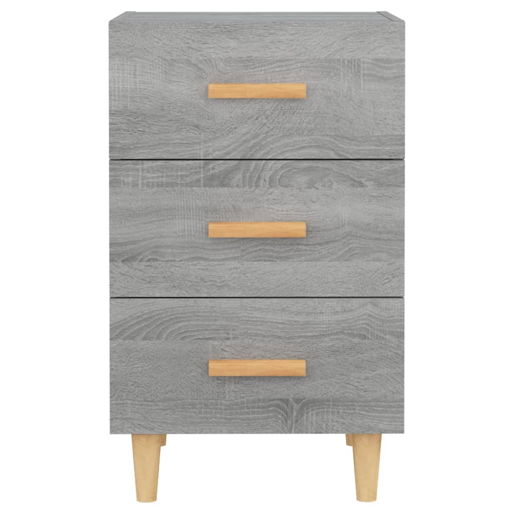 vidaXL Bedside Cabinet Grey Sonoma 40x40x66 cm Engineered Wood