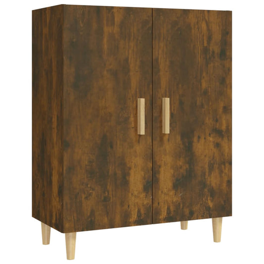 vidaXL Sideboard Smoked Oak 70x34x90 cm Engineered Wood